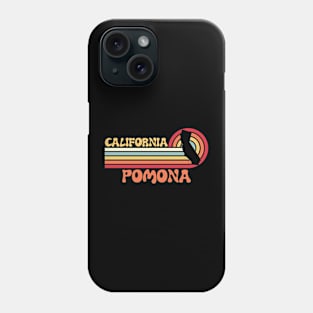 Pomona Shirt California Sunset 70s 80s Tshirt Surfer Summer Sun Gift Idea Tourist Tee Phone Case