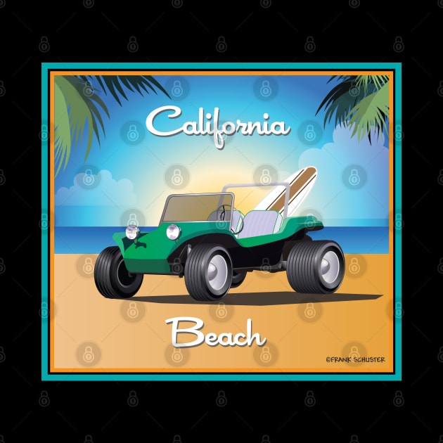 Manx Buggy on California Beach by PauHanaDesign