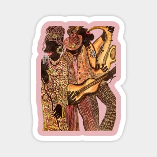 Orchestra of Musicians singer,guitar,saxophone Magnet