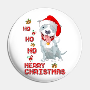 Staffie - Ho, Ho Ho, Merry Christmas! Especially for Staffordshire Bull Terrier Dog Lovers! Pin