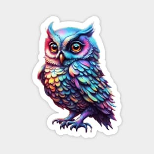 Magical Holographic Owls: Merlin Magnet