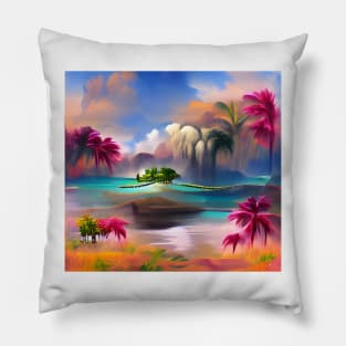 Tropical Paradise Pillow