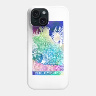 The Empress - A soft watercolour tarot print Phone Case