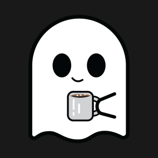 Cozy Ghost with Hot Cocoa T-Shirt