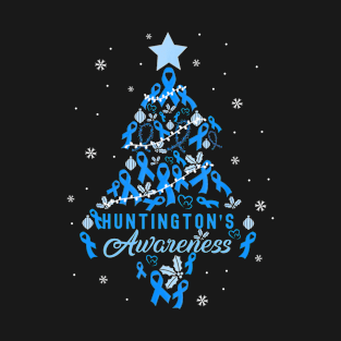 Christmas Tree Huntington's Awareness T-Shirt