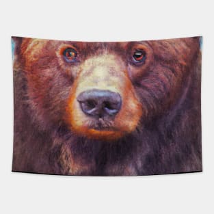 Bear with Crown Tapestry