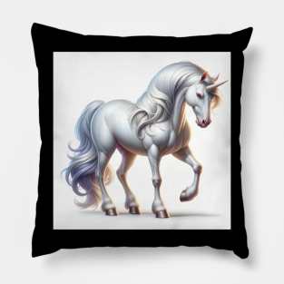 Unicorn Study - Fantasy AI Pillow