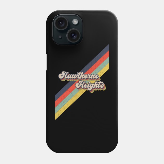 retro vintage color Hawthorne Heights Phone Case by HarryMarket