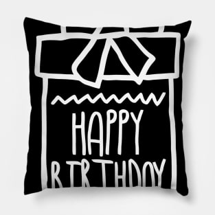 Happy Birthday Box Pillow