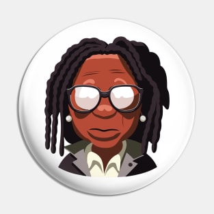 Whoopi Goldberg Pin