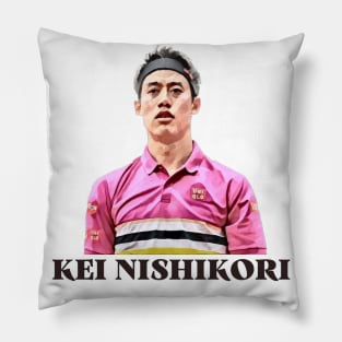 kei nishikori Pillow