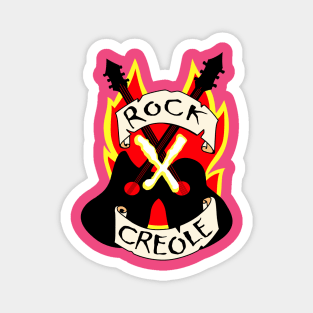 Gambit '97's Rock X Creole Crop Top Tee Magnet