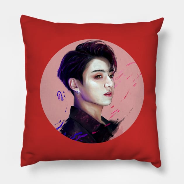 Jungkook-kookie BTS Pillow by boasiaedane