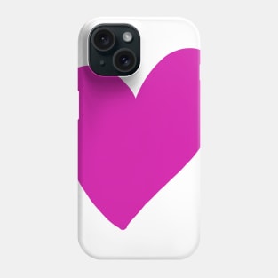 pink heart design art Phone Case