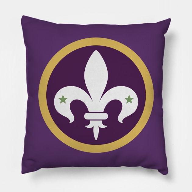 Fleur de Lis Symbol Pillow by marieltoigo