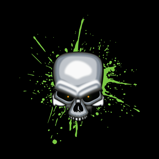 Chrome skull by Reasons to be random