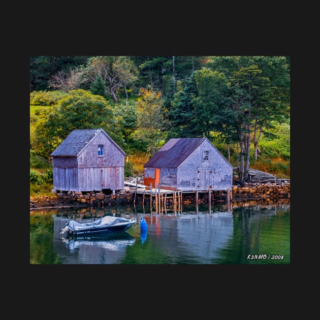 A Pair of Sheds in Boutilier's Cove by kenmo