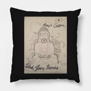 Keep calm and wash your hands Pillow