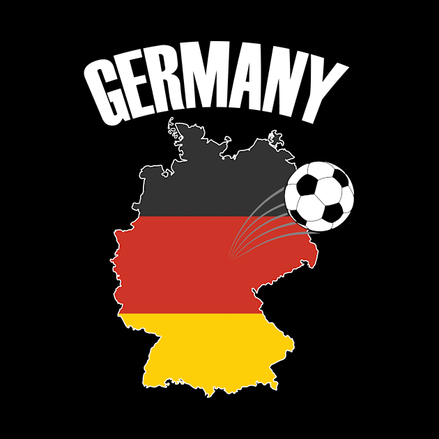 Germany Football - Soccer Ball by TheInkElephant