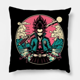 Anime Samurai Pillow