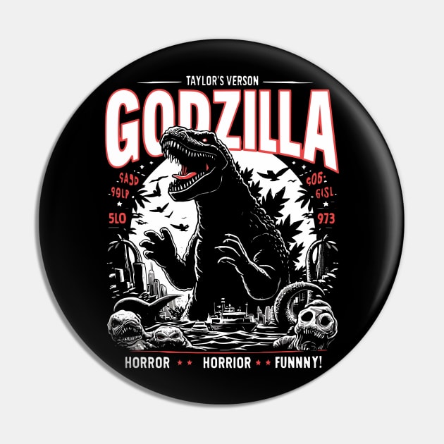 Godzilla Pin by Rizstor