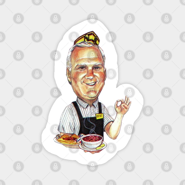 Bert's Chili Magnet by That Junkman's Shirts and more!