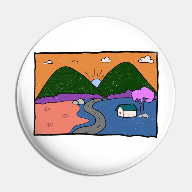 kids drawing mountains Pin by Genetics art