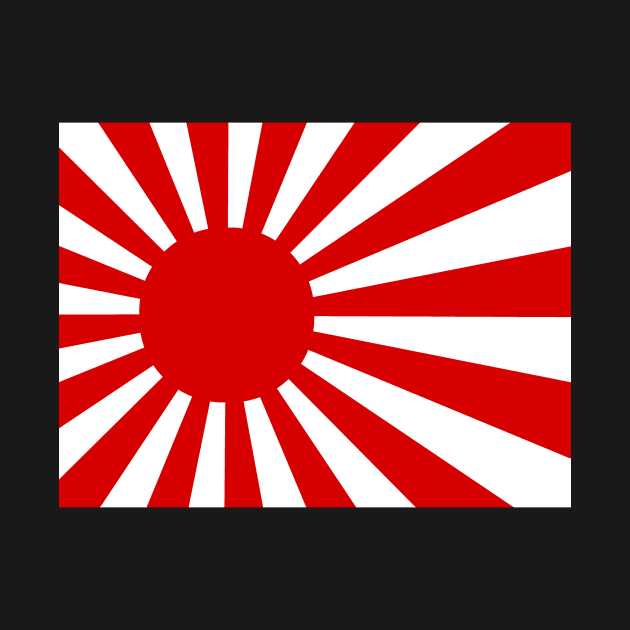 Japan rising sun flag by AidanMDesigns