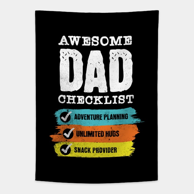 Super Dad - Fathers Day Gift - Awesome Dad Tapestry by TayaDesign