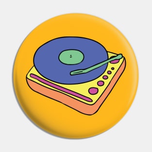 80s Retro Compact Disk Pin