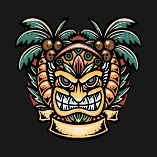 Cartoon Tiki T-Shirt