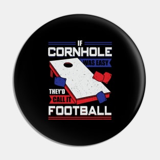 Funny Cornhole Sport Bean Bag Toss Player Gift Pin