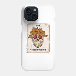 Death and Transformation Tarot Card XIII Phone Case