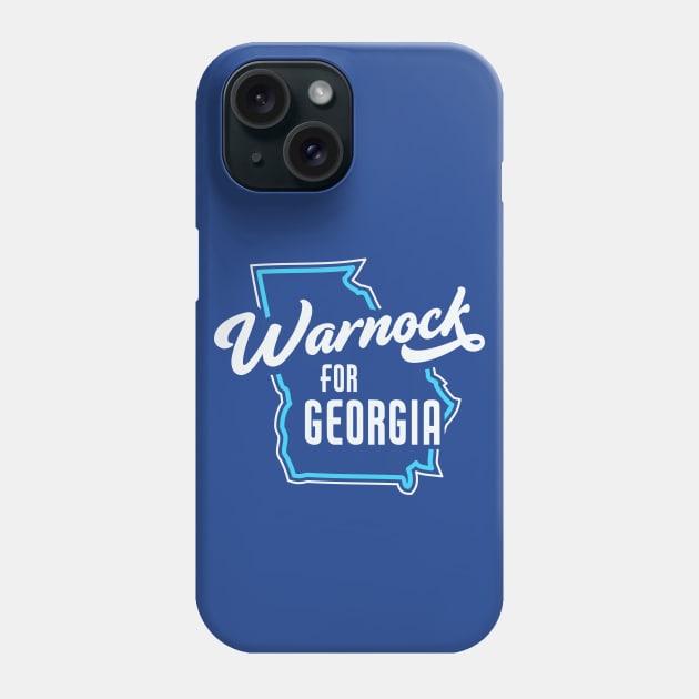 Vintage Warnock for Georgia Senate // Warnock for Senate Phone Case by SLAG_Creative