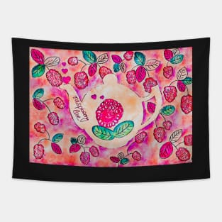 Raspberry teapot no. 3 Tapestry