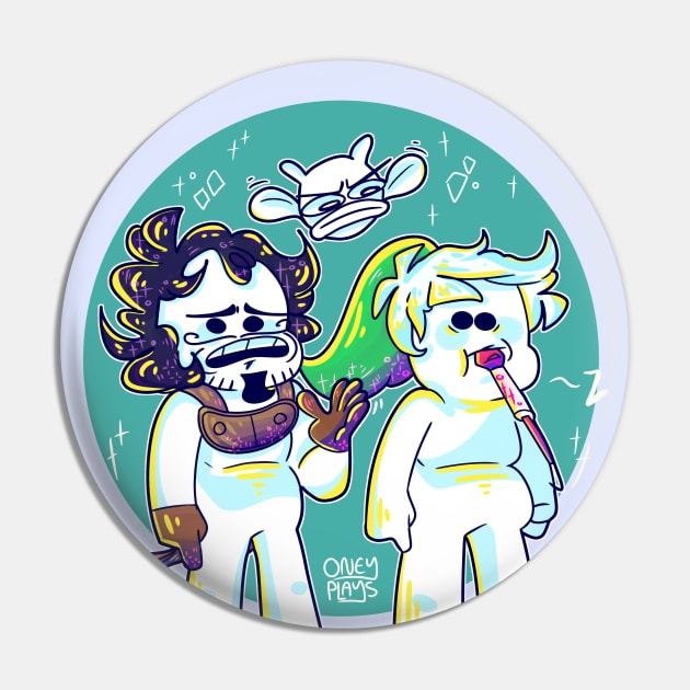 The Oneyplays Gang Pin by saltycactus