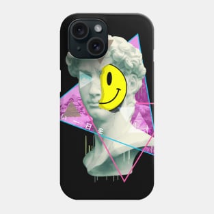 Vaporwave Have a Nice Day Statue of David Retro 1980s Art T-Shirt Phone Case