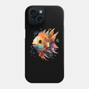 Puffer Fish Rainbow Phone Case