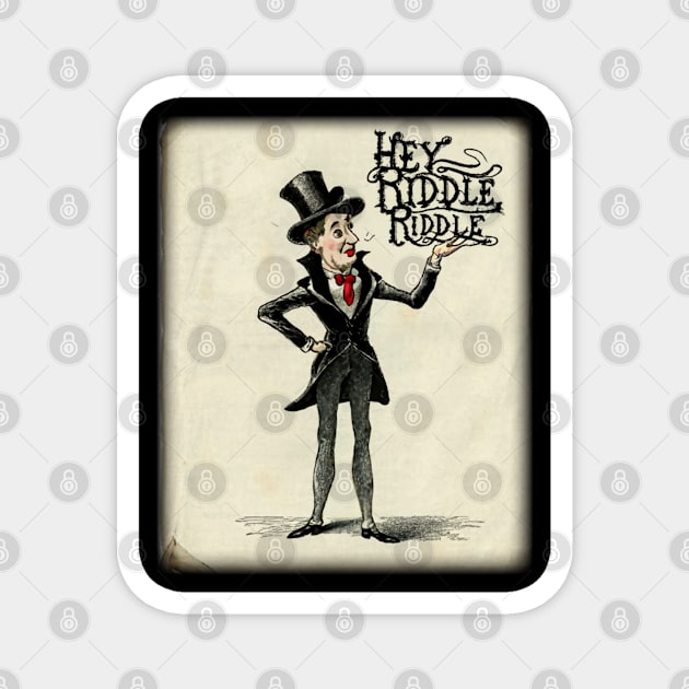 hey riddle riddle animated Magnet by Qasim