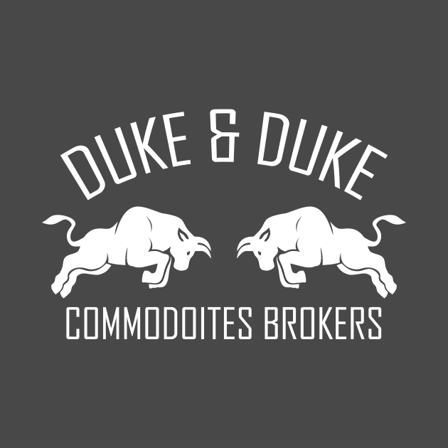 Duke & Duke Commodities Brokers - modern vintage logo by themodestworm