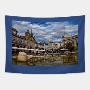 Portugal. Braga. Republic Square. Tapestry