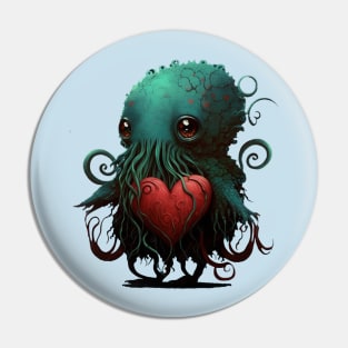 Cthulhu Tentacle Love Pin