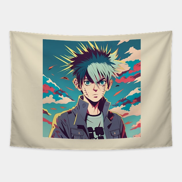 Anime art Tapestry by IOANNISSKEVAS