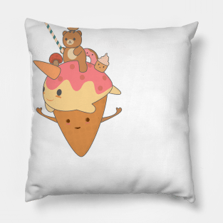 Ice Cream Adventure Pillow