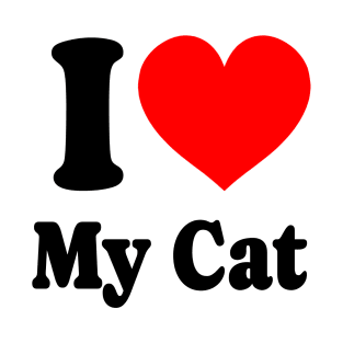 I Love my Cat T-Shirt