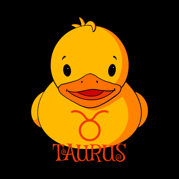 Taurus Rubber Duck by Alisha Ober Designs