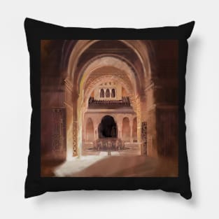 Patio de los Leones Pillow