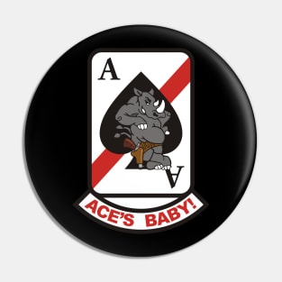 F/A18 Rhino - VFA41 Black Aces Pin