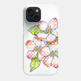 Apple Blossom Polka Dots Phone Case