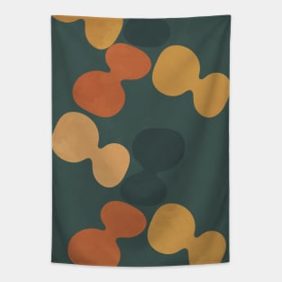 Nordic Earth Tones - Abstract Shapes 5 Tapestry